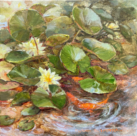 "Gold 'n' Lilies" by Susan D. Waters