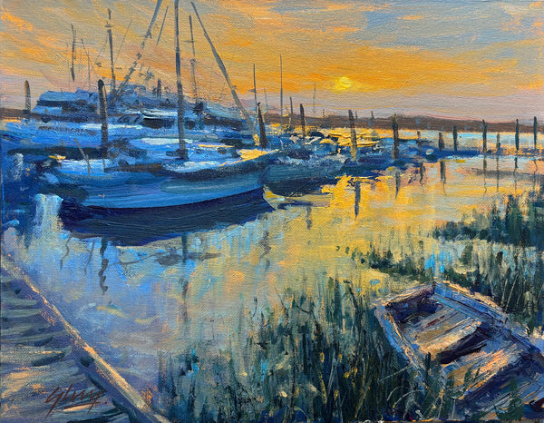 "Resting Boats, Tybee" by Glery Becerra
