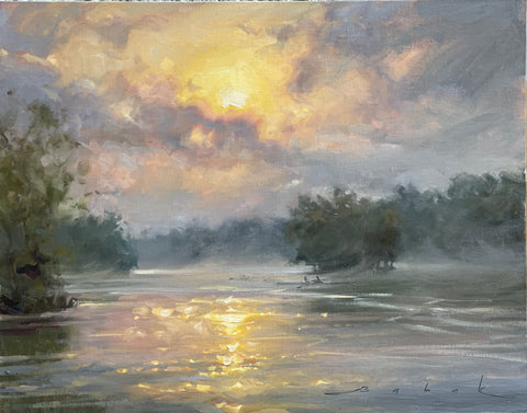 "Morning on the Chattahoochee River" by Olena Babak