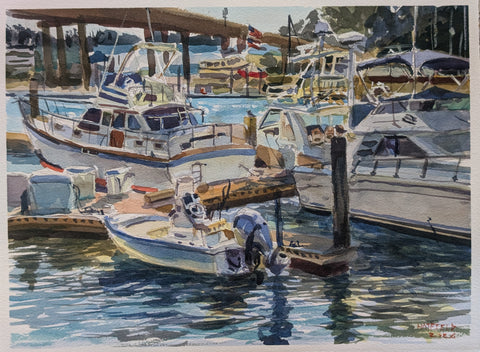 "View From Thunderbolt Boat Ramp" by Josh Hatfield