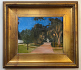 "Forsyth Fountain at Dusk" by Adrienne Berkland