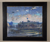 "Cold Morning, View From the 9th St Bridge" by Martin Kotler
