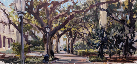 "The path of place time and color" by Kip Bradley