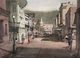 “Sunlit Centre Street” by Thomas Bucci