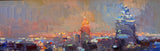 "Atlanta Nocturne with Hazy Sky" by Suzie Baker