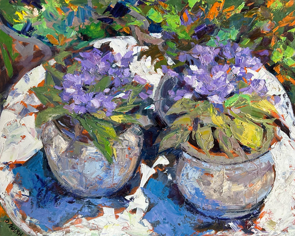 “Growing Violets” by Cynthia Rosen
