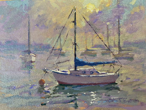 “Morning Moorings” by John T. Eiseman