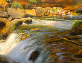 “Warm and Cool at the Falls” by Bob Upton