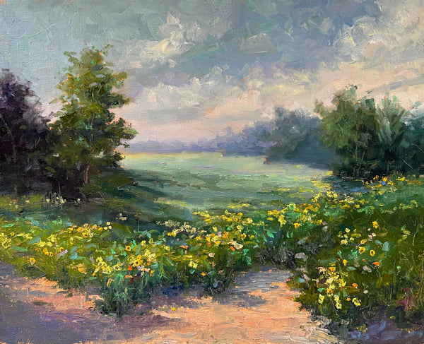 “Anderson’s Sunflower Farm, Forsyth County, Georgia” by Katherine LaPlace Meade